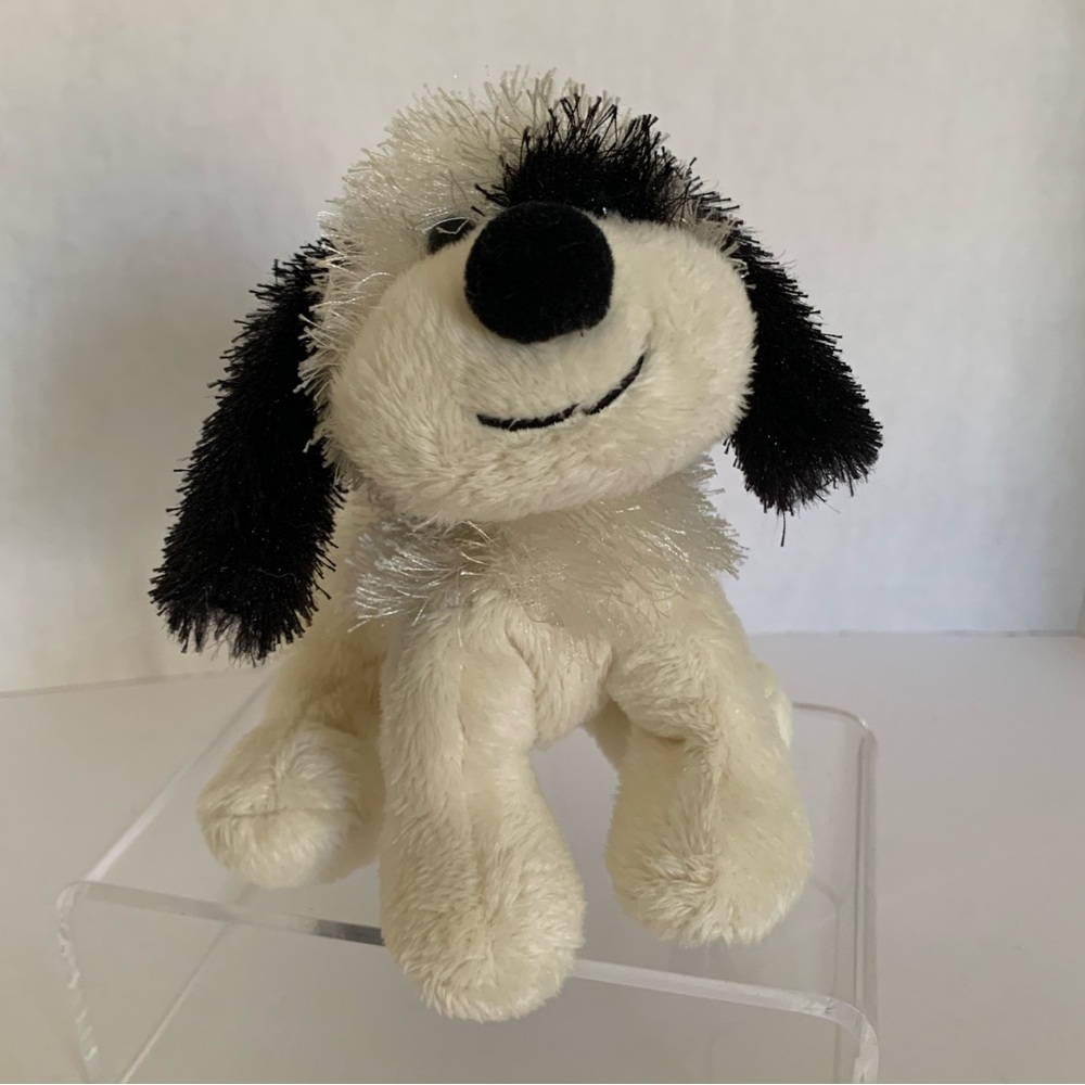 GANZ Lil 'Kinz Cheeky Dog Stuffed Animal Webkinz Plush Toy Black White Boys Girl